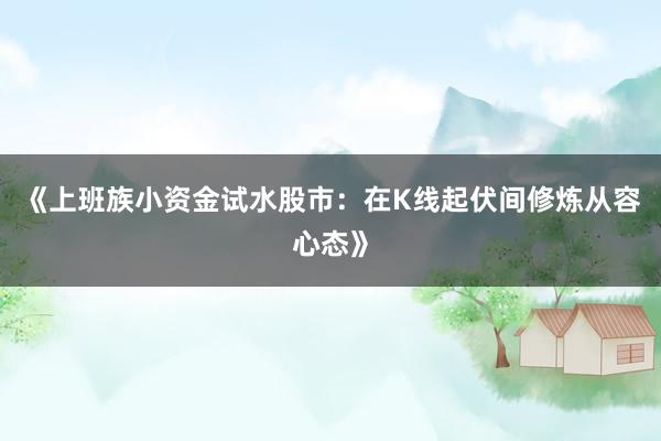《上班族小资金试水股市：在K线起伏间修炼从容心态》